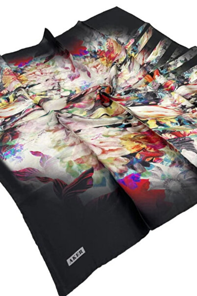 Aker Sura Silk Patterned Scarf 9153701