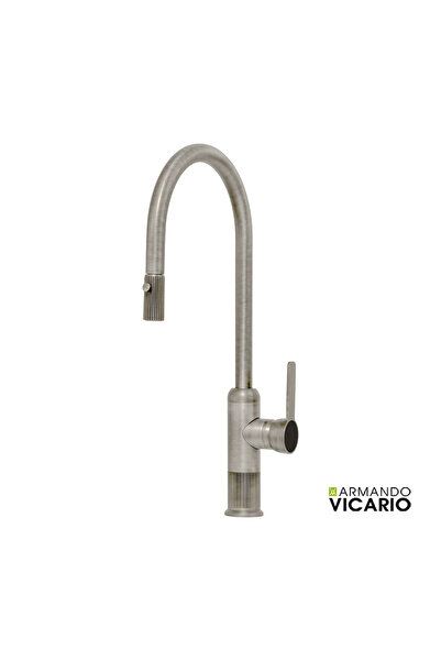 VICARIO Βρύση Νεροχύτη Κουζίνας Lumiere Φινίρισμα Inox 400785-110