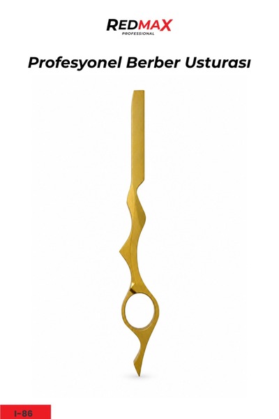 Redmax Professional Redmax Profesyonel I-86 Berber Usturası – Gold Paslanmaz ...