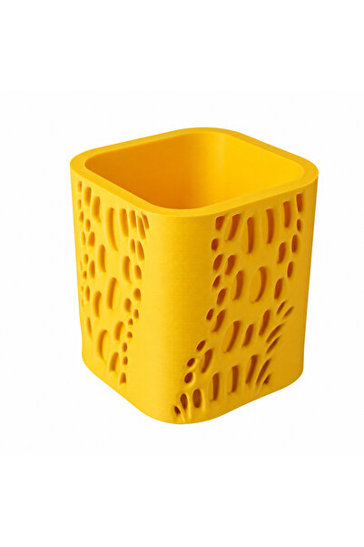 PrintForge Vaza Mist, PrintForge®, printata 3D, 13x13x16 cm, fabricata din PL...