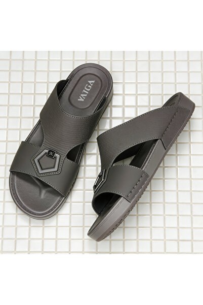 Saudi Step Traditional Saudi Zubairi Style Men's Sandals - Ergonomic Wedge So...