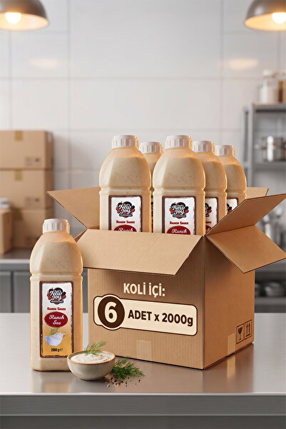 chef's new joy professional Ranch Sos 2000 G x 6 Adet - 1 Koli (Koli Bazlı Av...