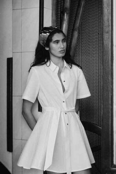 H&M Tie-belt shirt dress