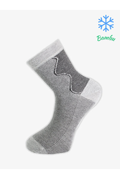 PRO Afşar Bamboo Winter Kısakonç Comfortable Men's 12-Piece Socks