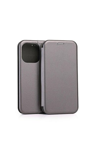Beline Husă magnetică tip carte pentru iPhone 15 Pro Max, Argintie