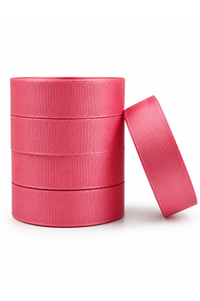 OEM Set de 5 Benzi Grosgrain Roșu 2,5 cm