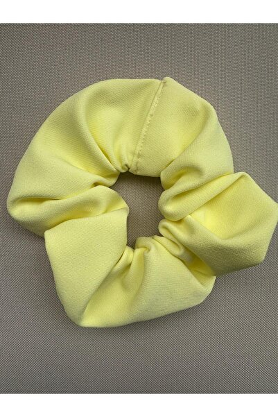 PAZEN MODA Scuba Fabric Elastic Buckle Lemon Yellow Color