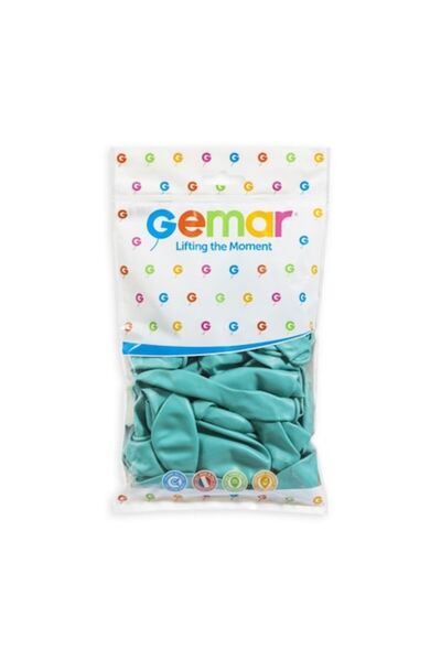 Gemar Set 100 baloane din latex, G 110, Acvamarin