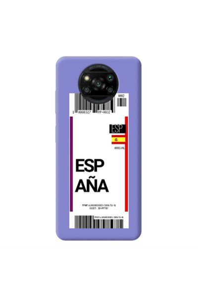 Other Xiaomi Poco X3 /X3 Pro Espana Arrival Purple Colored Silicone TPU Θήκη