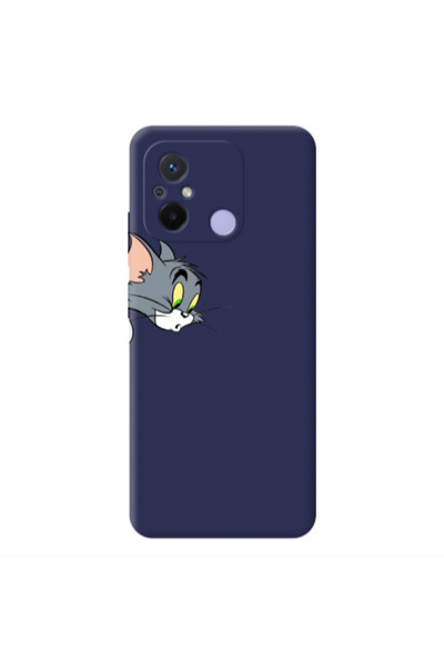 Other Xiaomi Redmi 12C Tom 1 Dark blue Colored Silicone TPU Θήκη