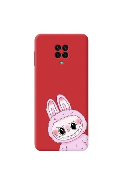 Other Xiaomi Redmi Note 9 Pro Labubu 6 Red Colored Silicone TPU Θήκη