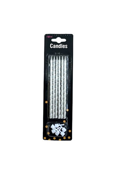 OEM Set de 6 lumânări pentru tort, 12cm