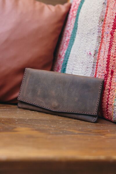 Livio Ferri Molokai 100% Genuine Leather Handmade Men's Wallet Card Holder Co...