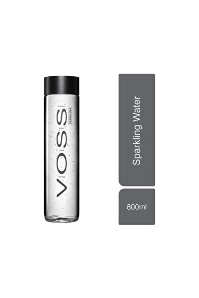 voss DOĞAL MİNERALLİ SU (SPARKLİNG) 800 ML CAM *1'Lİ