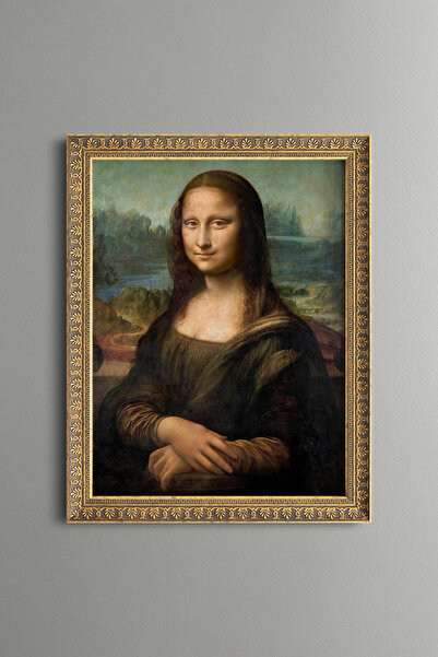 epiqart موناليزا - لوحة منقوشة بتصميم عتيق - نموذج رفيع