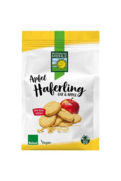 MÜHLE Biscuiti din ovaz cu mere vegani,