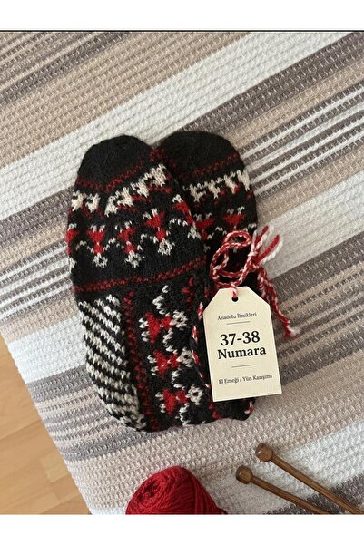 diğer588 Hand Knitted Booties Size 37-38
