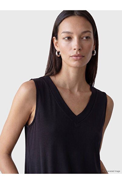 LC Waikiki Nevavm V-Neck Modal Blended Women's Undershirt with a Difference