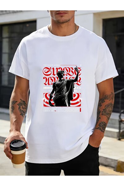 BASEPULSE The Angel Suave Warrior 180G T - Shirt Trendy Graphic Tee Men Perfe...