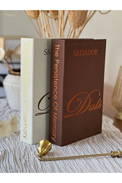 Kumaş Dekoratif Kitap Kutusu Seti 2'li - DAL & DA - Gizli Saklama Kutusu - Kitap Görünümlü Dekor