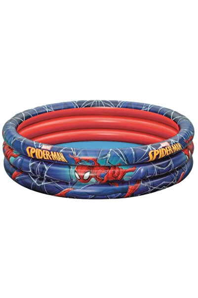 BESTWAY Piscina Gonflabila pentru Copii, Spiderman, Structura cu 3 Inele, Cap...