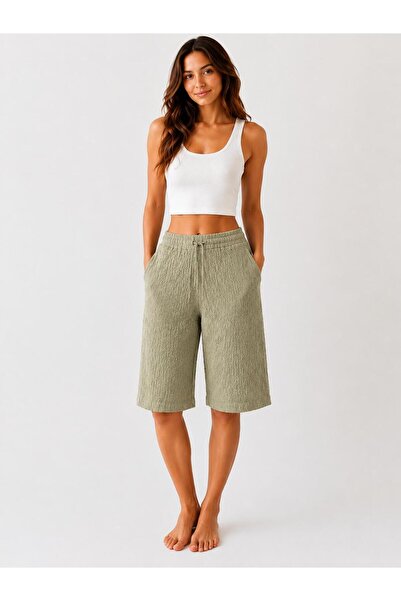 one depot only for quality life Bubble Zigzag Pocket Shorts Palazo Summer Sty...