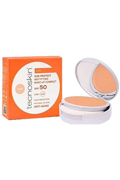 TECNOSKIN Sun Protect Mattifying Make-Up Compact SPF50 Αντηλιακό Make-Up με Μ...