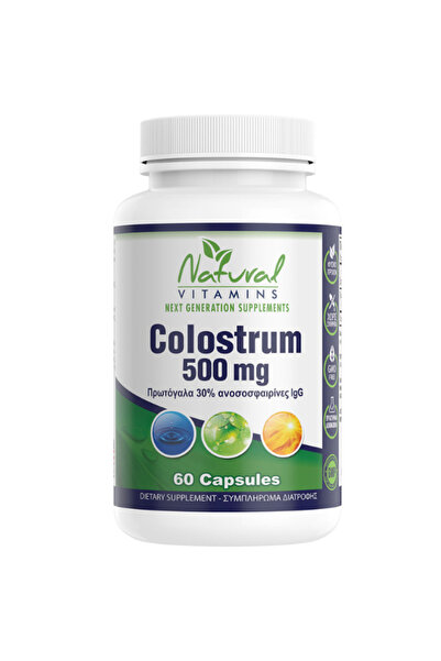 NATURAL VITAMINS Colostrum 500mg, 60caps