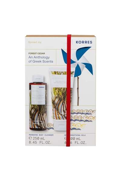 korres Promo Forest Cedar Renewing Αφρόλουτρο Κέδρος, 250ml &amp; Forest Ceda...
