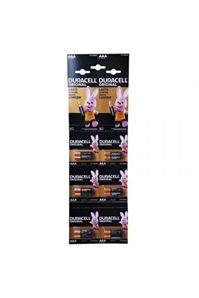 Duracell Dry Battery AAA-2, 120pieces