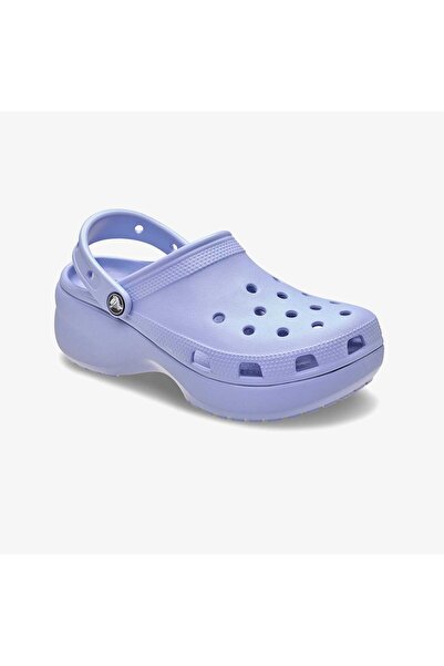 Crocs Classic Platform Clog Kadın Mavi Terlik Juststep
