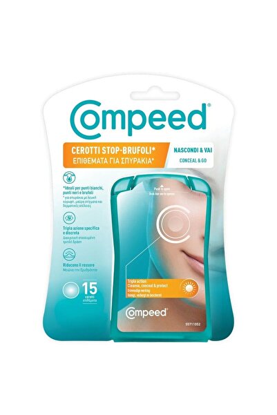 Compeed Επιθέματα για Σπυράκια για Καθαρισμό, Κάλυψη &amp; Προστασία, 15τμχ