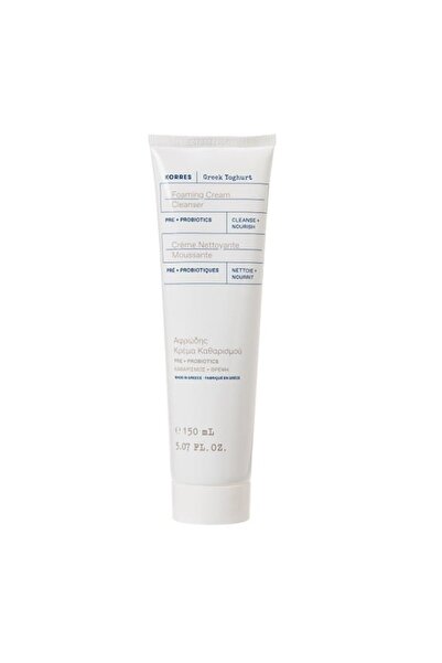 korres Greek Yoghurt Foaming Cream Cleanser Pre+ Probiotics Αφρώδης Κρέμα Καθ...