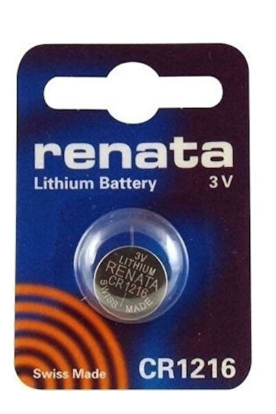 RENATA Μπαταρία ρολογιού λιθίου CR1216 3V 1 τεμάχιο