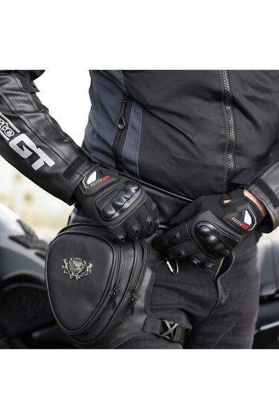 Forte GT Rs02 Summer Motorcycle Gloves Black