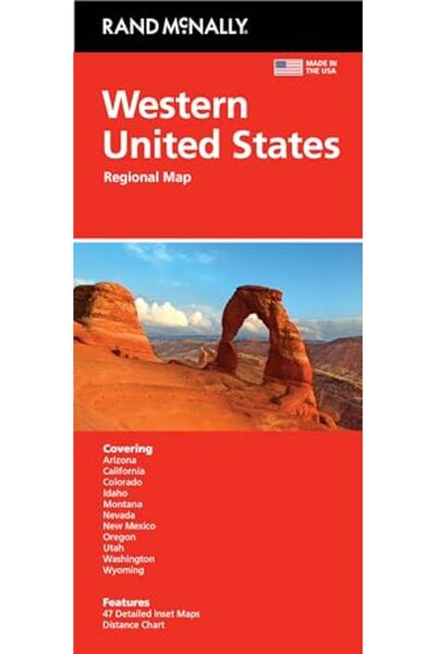 Harper Collins Rand Mcnally Folded Map Western United States