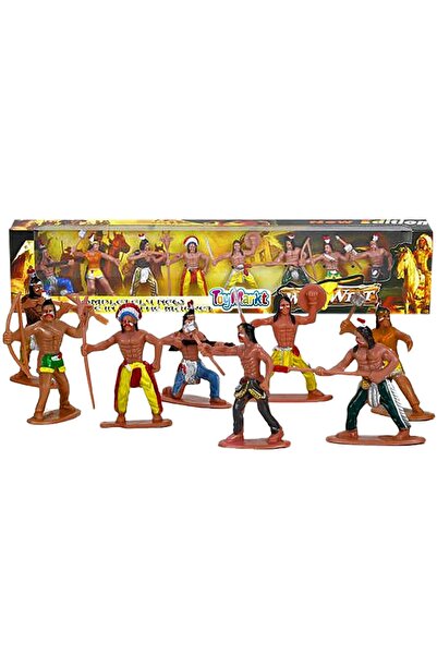 ToyMarkt 8 Ινδοί σε ορθογώνιο κουτί 39x8x3εκ. 913270