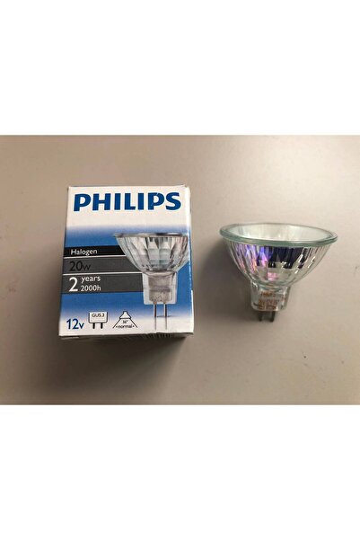 Philips 5 ADET 12V 20W MR 16 GU 5.3 ÇANAK HALOJEN ÇAP:50mm