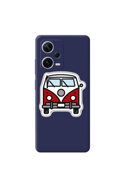 Other Xiaomi Poco X5 Minibus Dark blue Colored Silicone TPU Θήκη