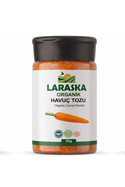 Laraska Organik Havuç Tozu 50g Organic Carrot Powder