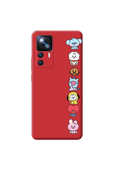 Other Xiaomi Mi 12T Lovely animals Red Colored Silicone TPU Θήκη