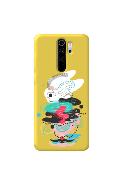 Other Xiaomi Redmi Note 8 Pro Abstract 50 Yellow Colored Silicone TPU Θήκη