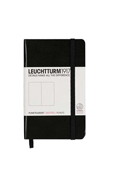 Leuchtturm1917 Blocnotes format de buzunar (A6), copertă rigidă, 185 pagini n...