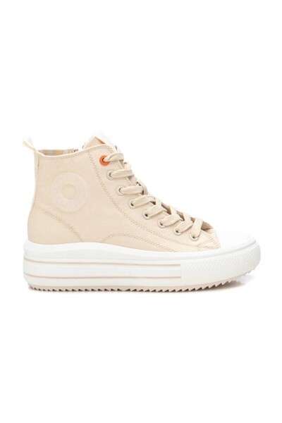 Refresh Πάνινα Sneakers Μποτάκια 172722 Beige
