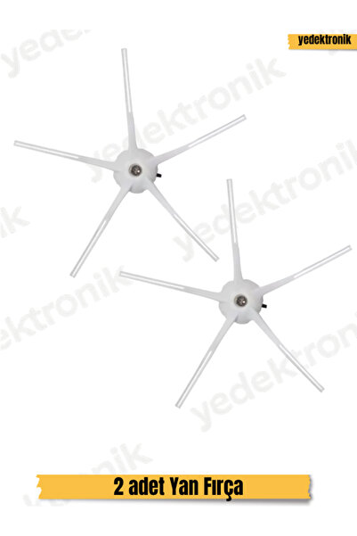 Yedektronik Roborock S7 Series Compatible Set of 2 Side Brushes - White |   S...