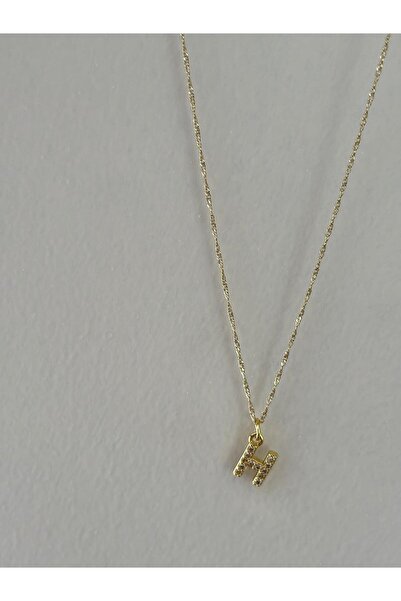 XUPING JEWELRY Vip Design Zircon Stone H Letter Xp Gold Color Necklace