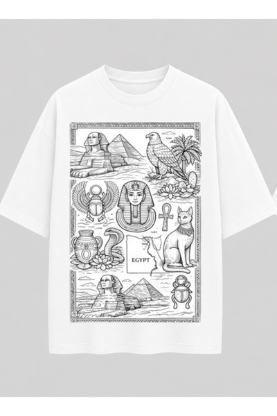 OPPPSSS Leopard and Cub Relaxed Fit White Unisex T-Shirt |   Minimal Wild Lif...