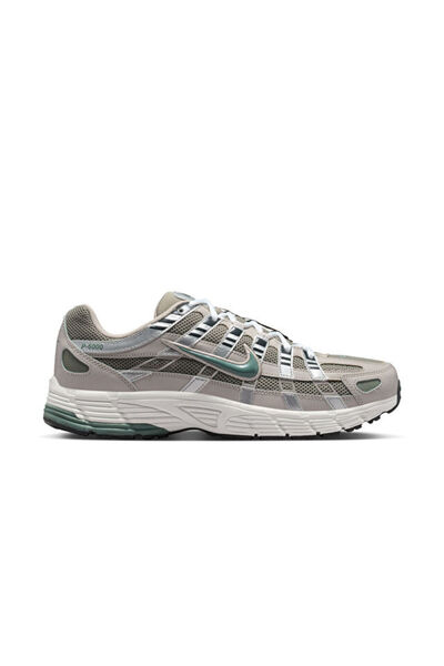 Nike P-6000 Retro Koşu Stili Günlük Spor Ayakkabı Krem / Antrasit / Metalik G...