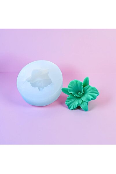 HogART Design Çiçek Şekilli Mum Sabun & :Kokulutaş Silikon Kalıp