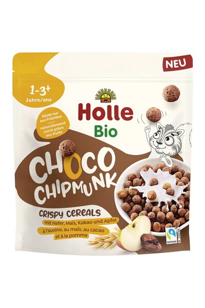 Holle Cereale crocante cu cacao pentru copii 1 an,